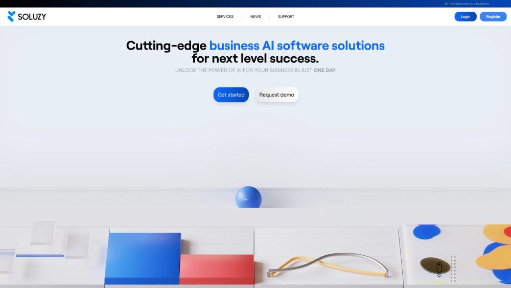 Soluzy website screenshot