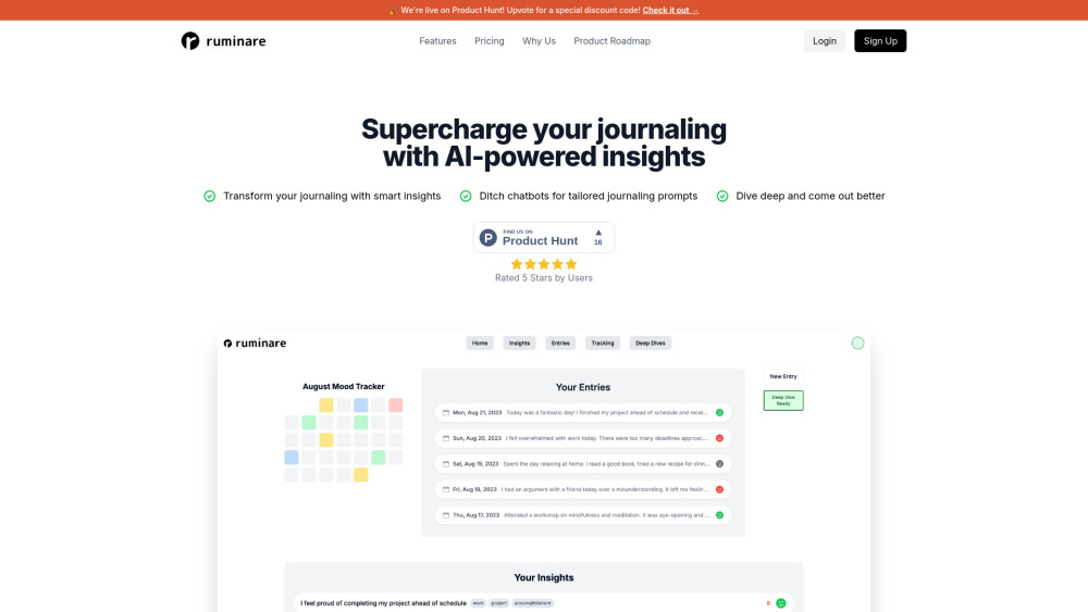 Ruminare website screenshot