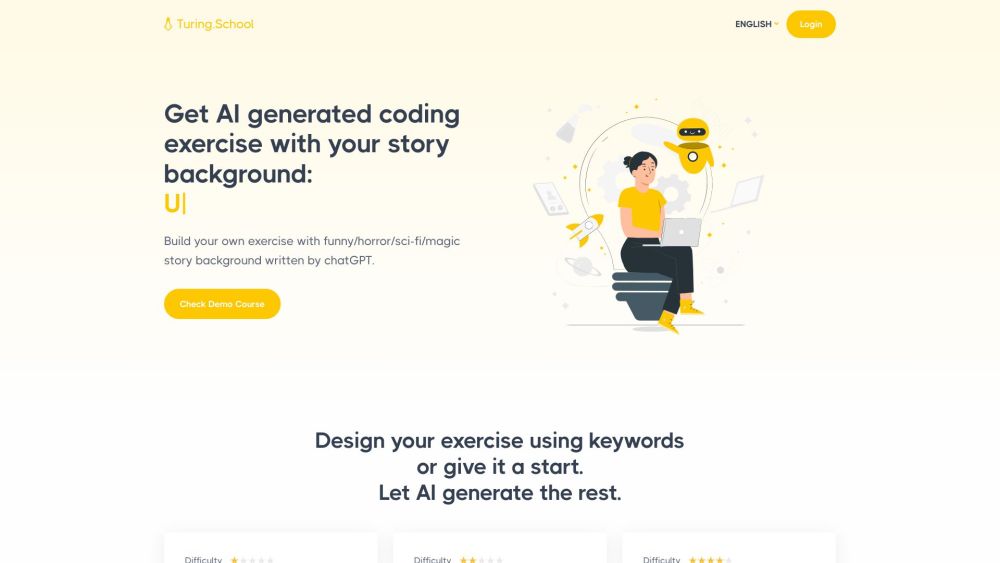 Turing.School website screenshot