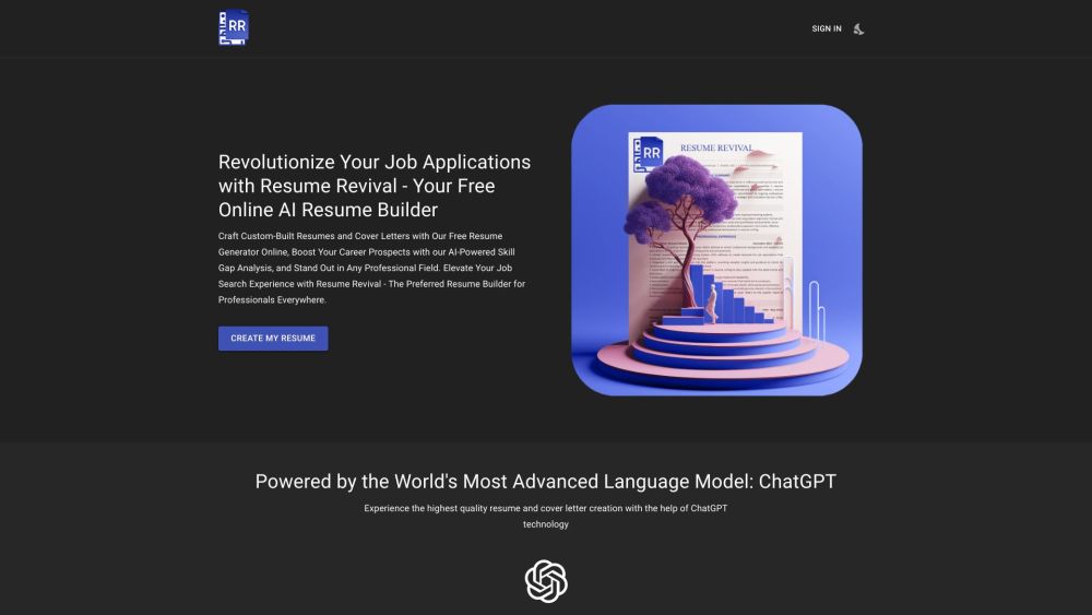 Resume Revival website screenshot