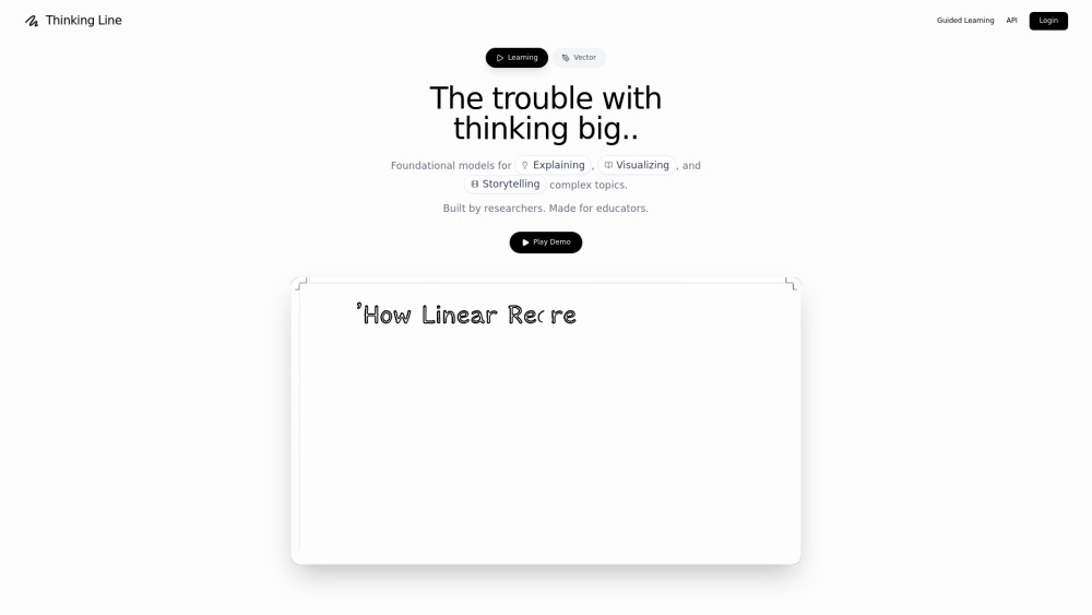 Thinking Line website screenshot