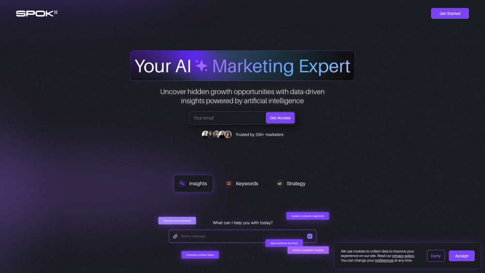 Spok website screenshot