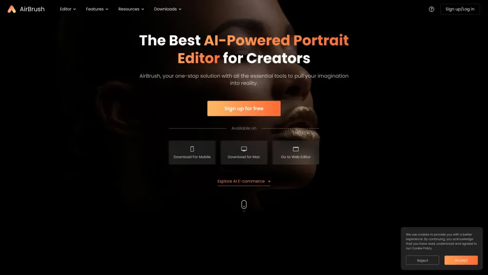 Airbrush Com website screenshot