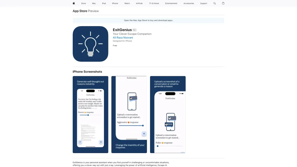 Exitgenius website screenshot