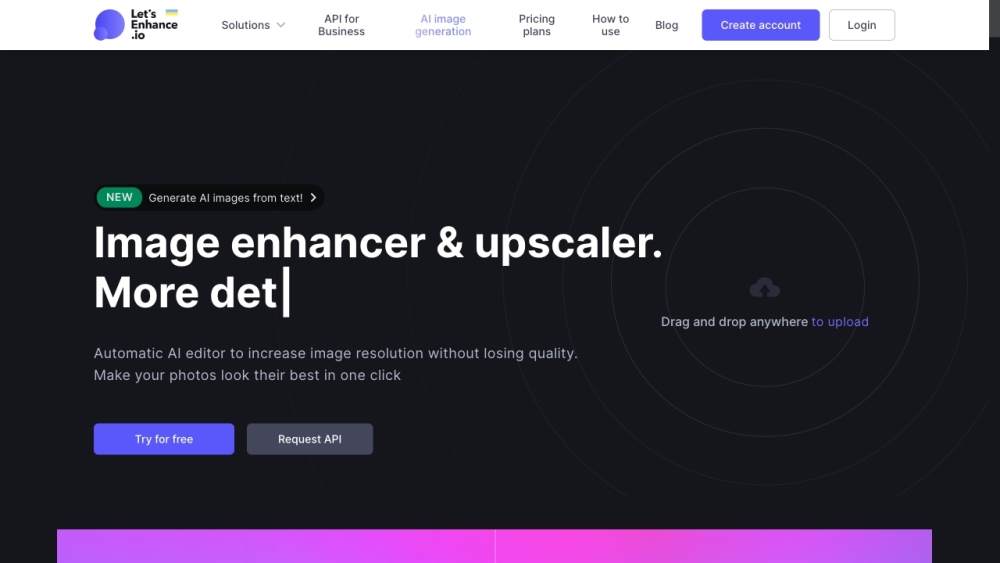 Let S Enhance website screenshot