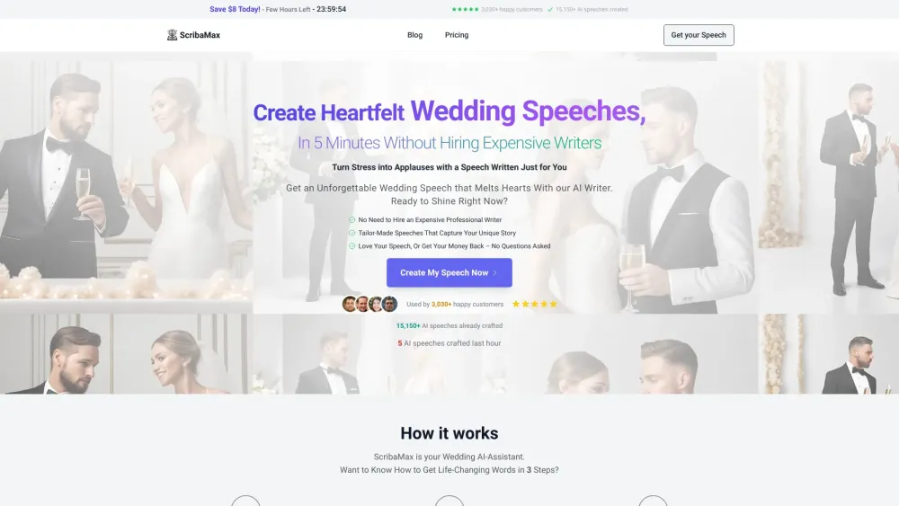 ScribaMax website screenshot