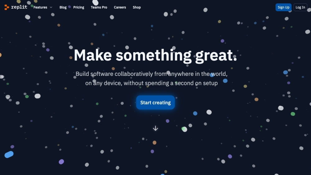 Replit website screenshot