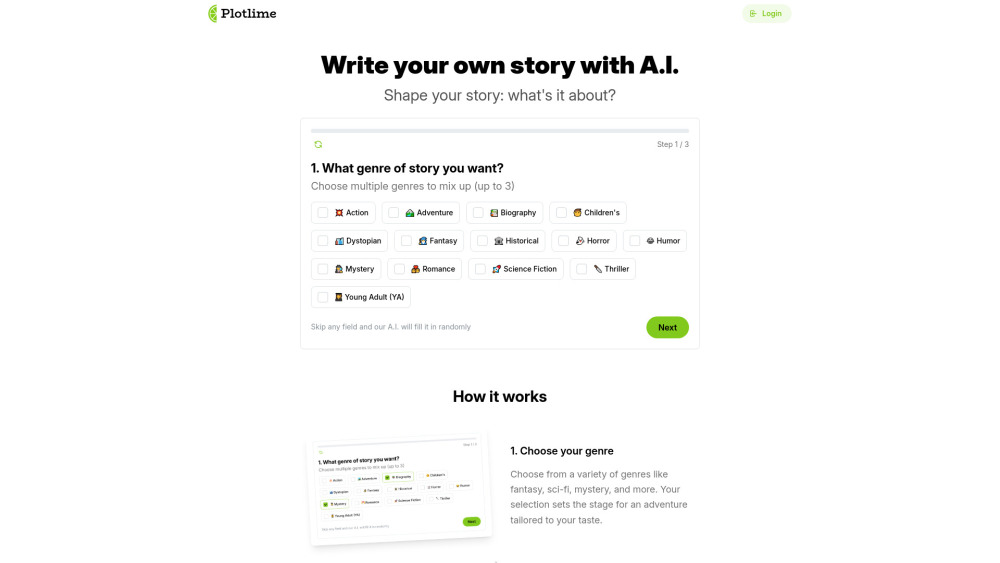 P website screenshot