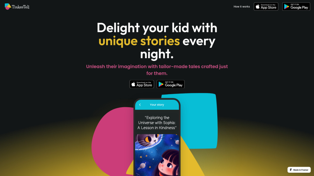 Tinkertell website screenshot