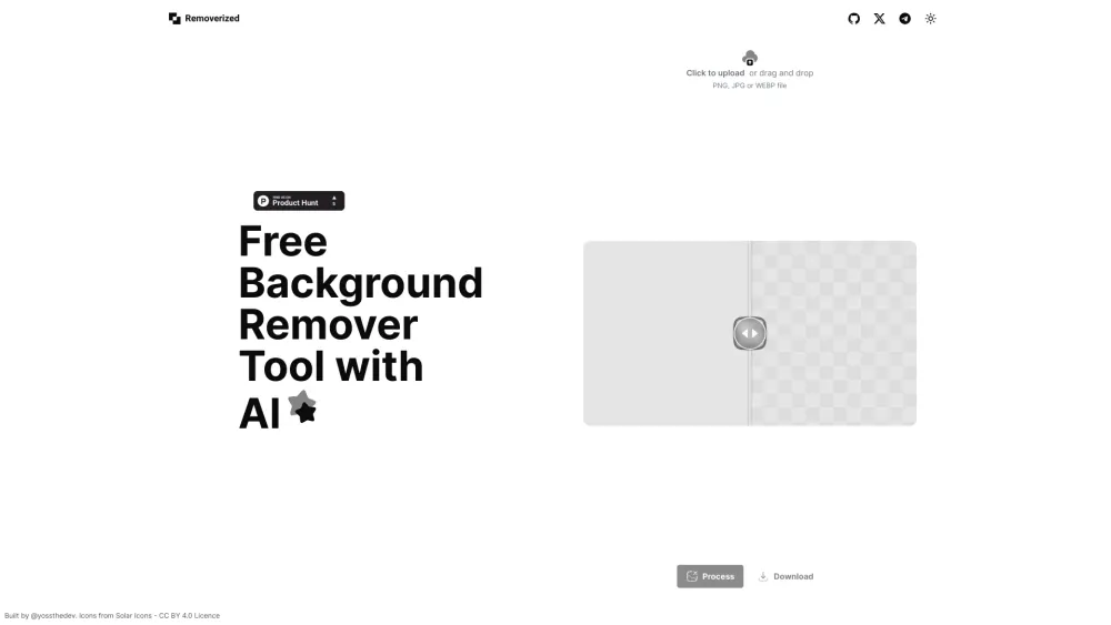 Removerized website screenshot