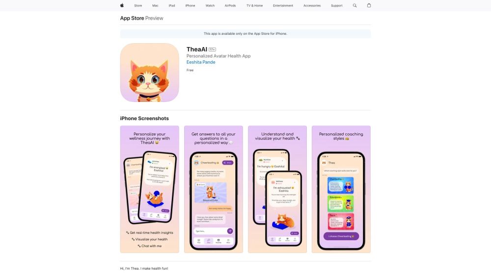 Theaai website screenshot