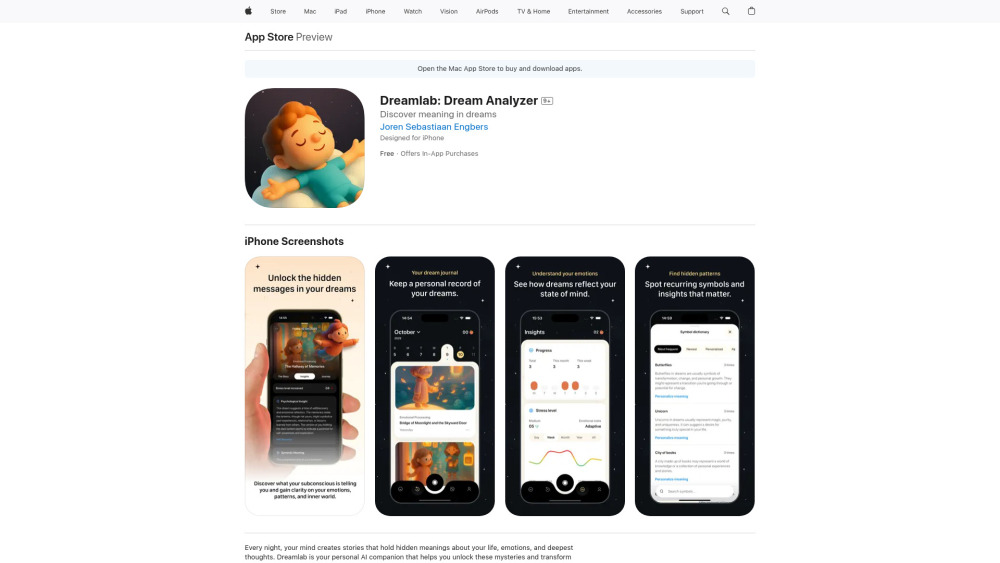 Dreamlab website screenshot
