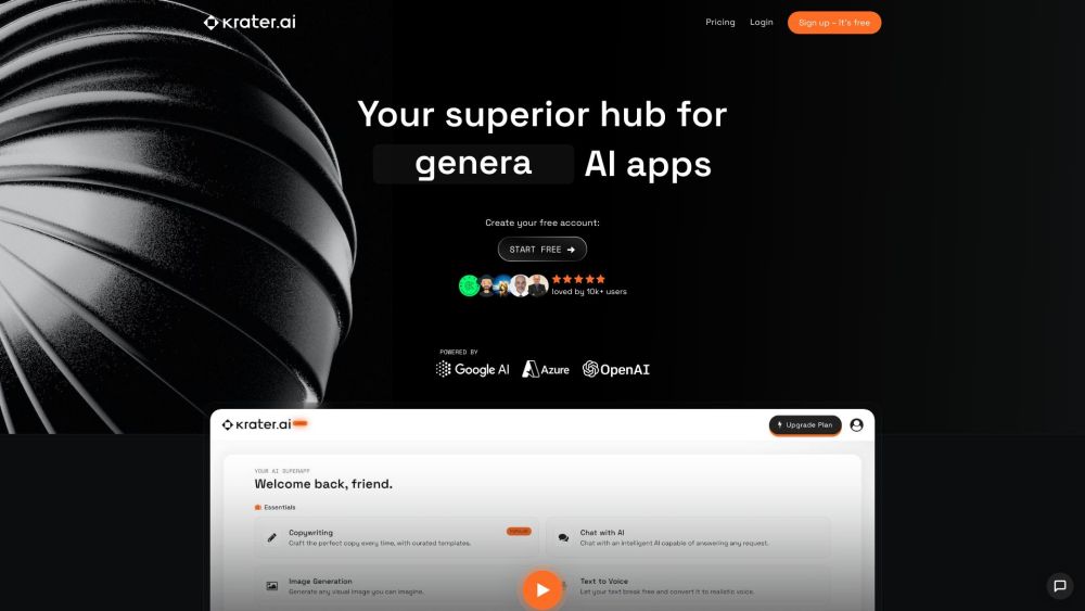A website screenshot