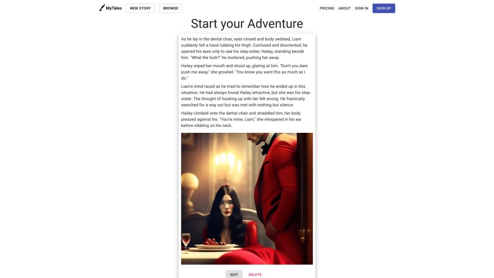 MyTales website screenshot