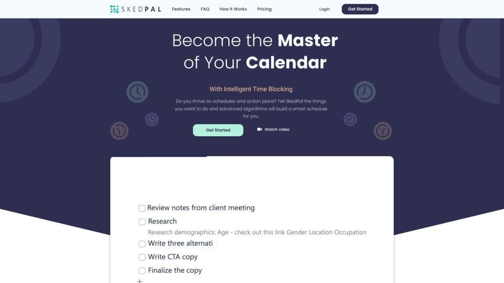 Skedpal Com website screenshot
