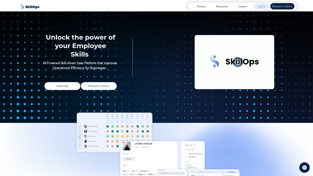 S website screenshot